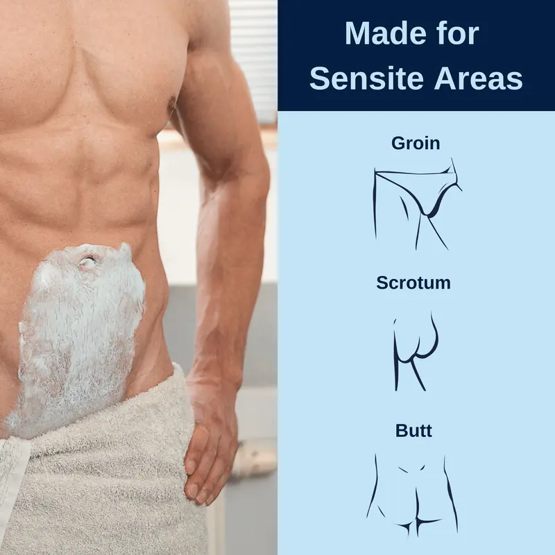 š„INTIMATE Hair Removal Cream for Men - Gentle Foam Formula - Image 3