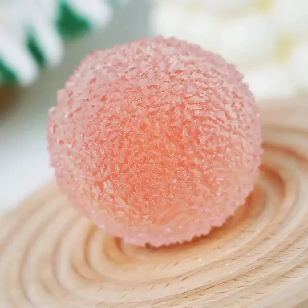 🔥✨Handcrafted Crystal Mochi Ball Squishy Toy – Soft TPR Stress Relief Fidget 💖 - Image 2