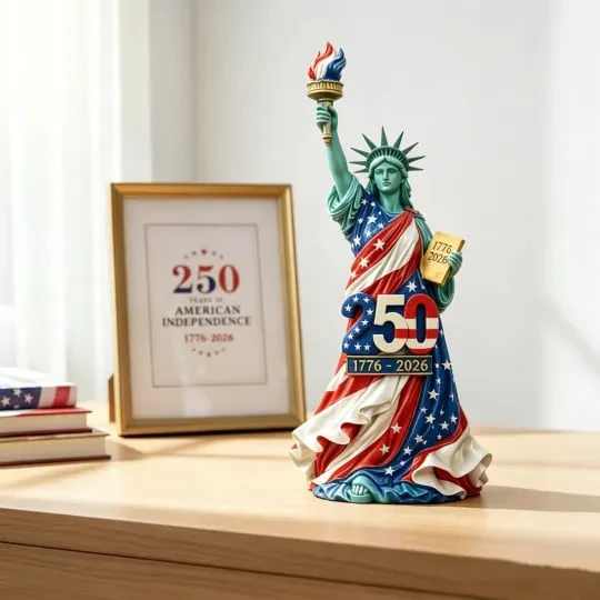 š„Limited-time promotionš„Handmade USA 250th Anniversary Statue of Liberty Figurine - Image 2