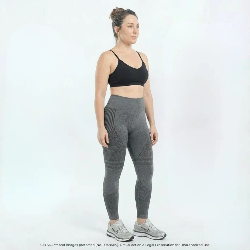 High Waisted And Hip Lifting Yoga Elastic Quick Drying Tight Pants - Image 3