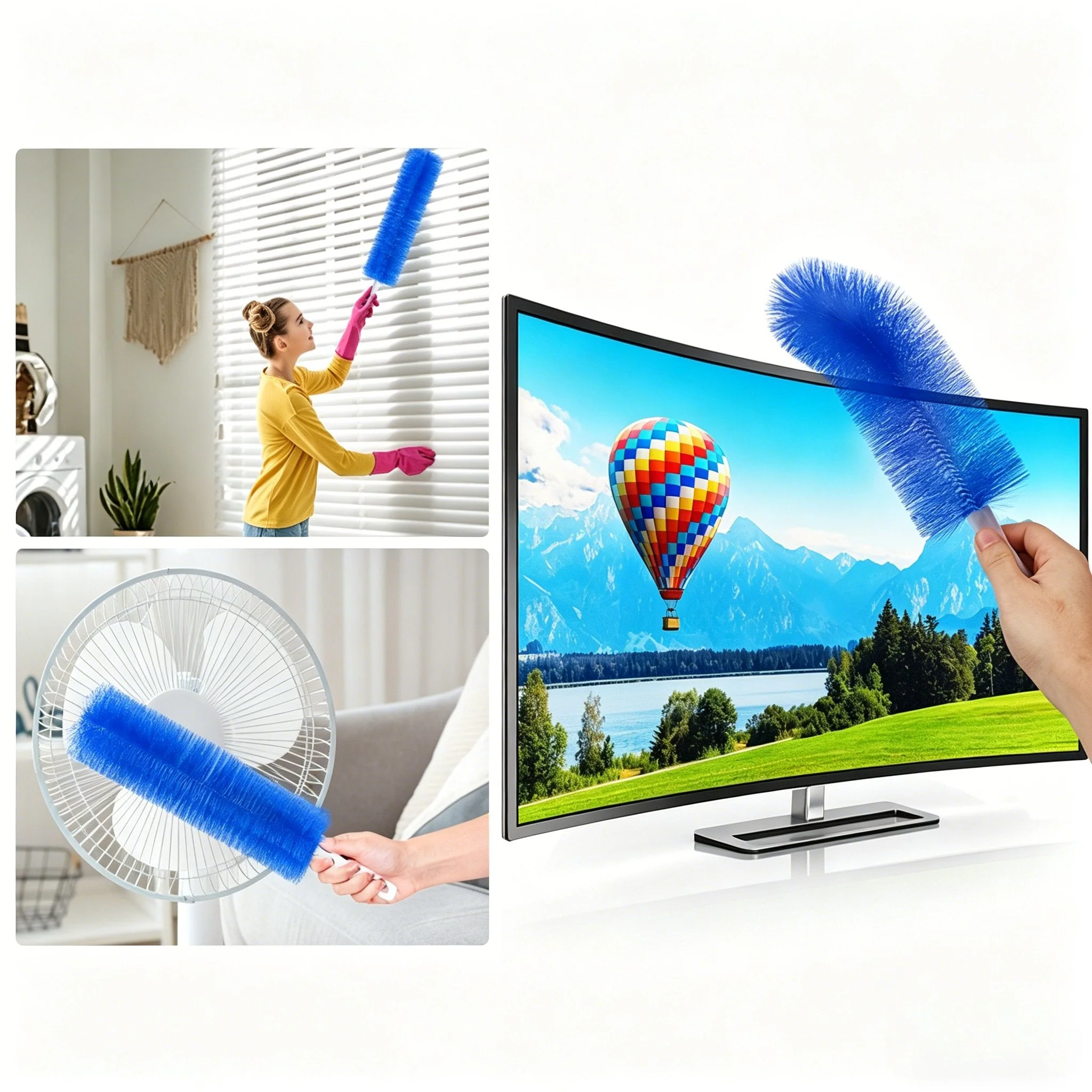 ⚡Hot Sales 49% OFF🔥Bendable Microfiber Head,Reusable Dust Remover - Image 4