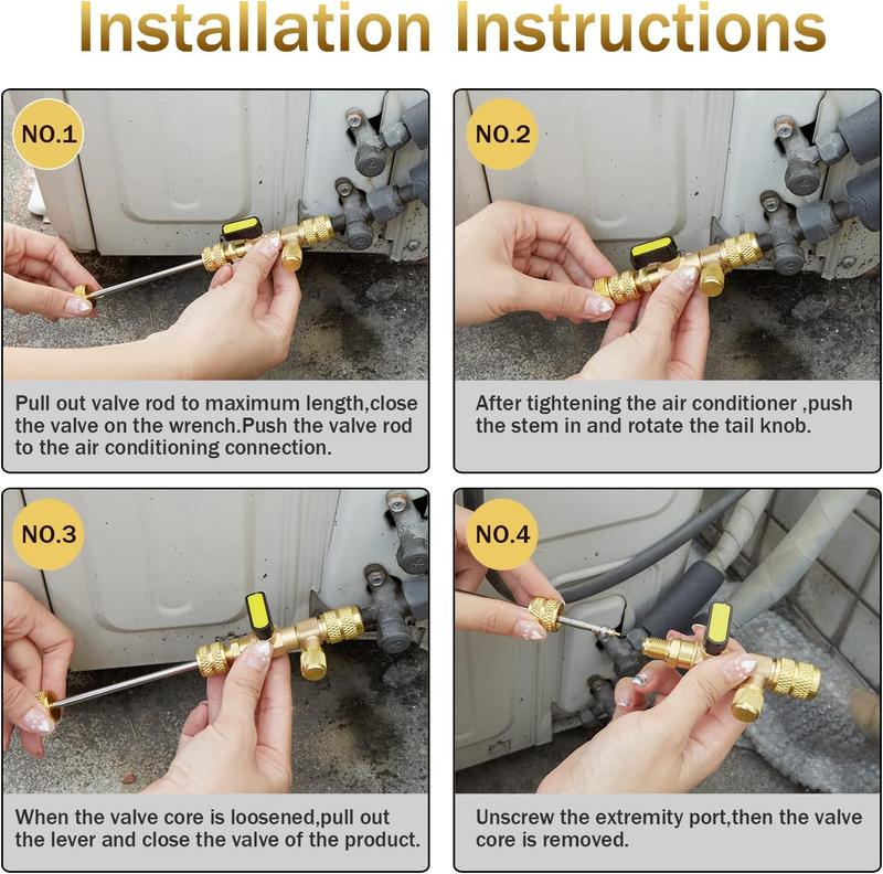 🧰Home & Auto AC Valve Core Remover Installer Tool - Image 3