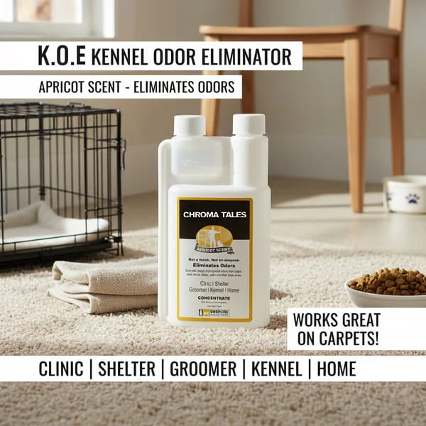 Kennel Odor Eliminator 🍑 Concentrate – Non-Enzymatic, Apricot & Fresh Scents for Tough Pet Odors - Image 2