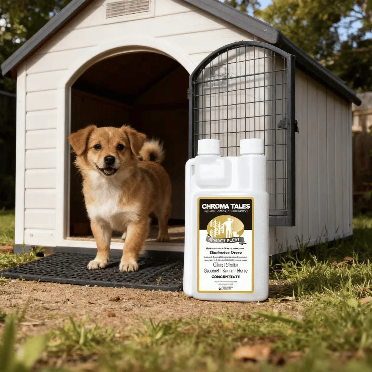 Kennel Odor Eliminator 🍑 Concentrate – Non-Enzymatic, Apricot & Fresh Scents for Tough Pet Odors - Image 4