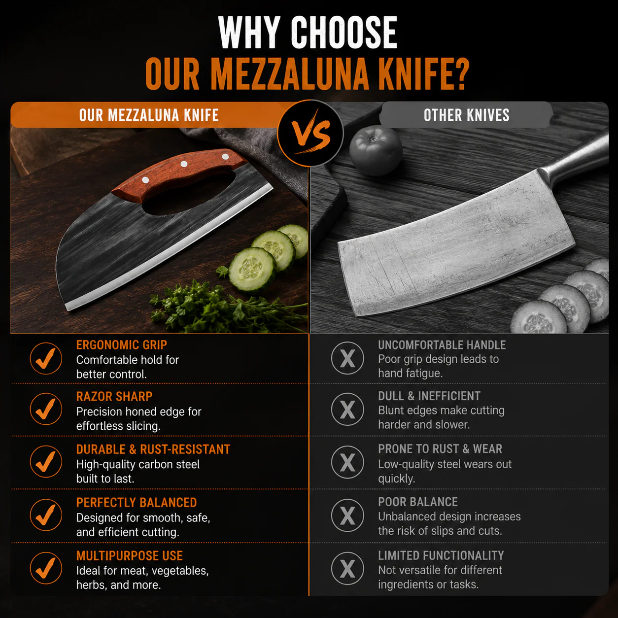 š„ 50% OFF Fatherās Day Gift š | Hand-Forged Kitchen Slicing Cleaver š - Image 4