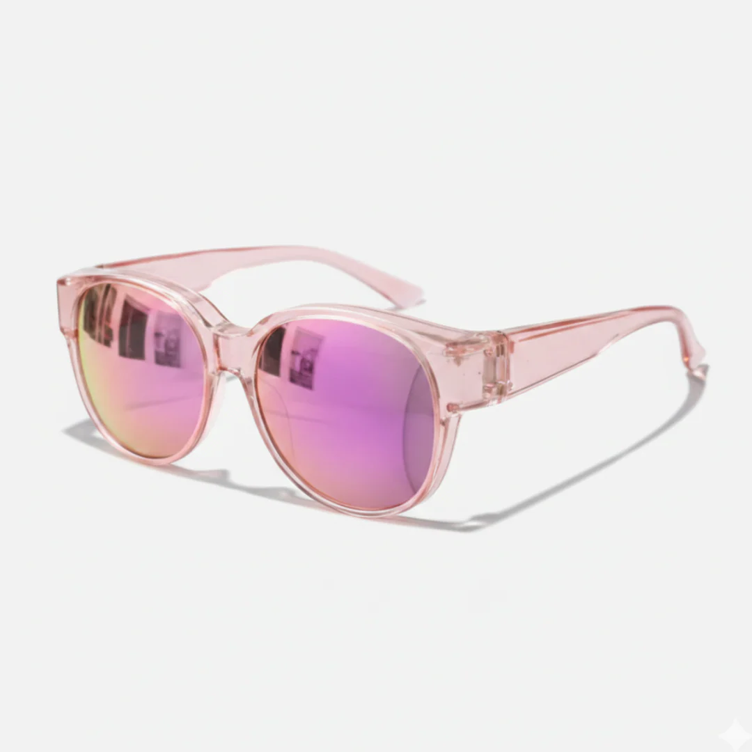 🕶️ Polarized Fit Over Sunglasses for Women – UV400 Protection Floral Frame Wear Over Prescription Glasses - Image 12