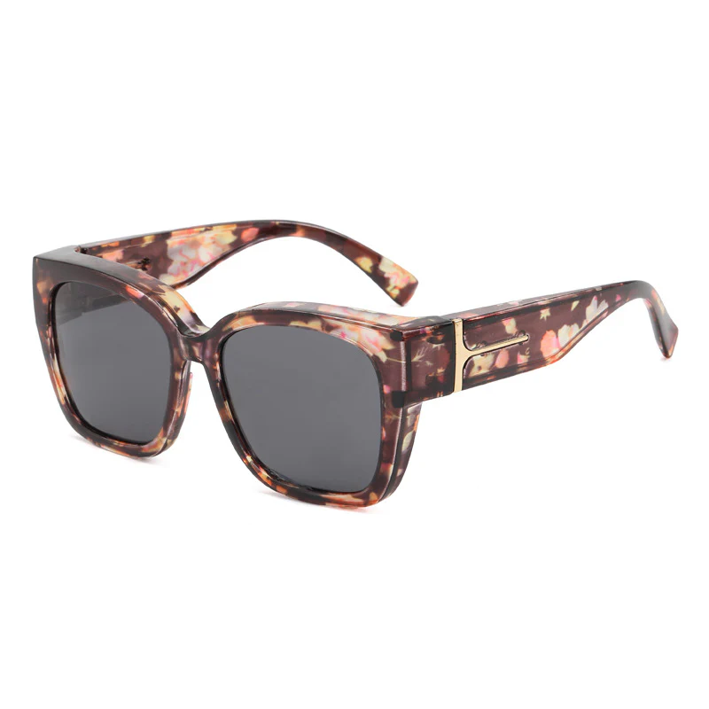 🕶️ Polarized Fit Over Sunglasses for Women – UV400 Protection Floral Frame Wear Over Prescription Glasses - Image 14