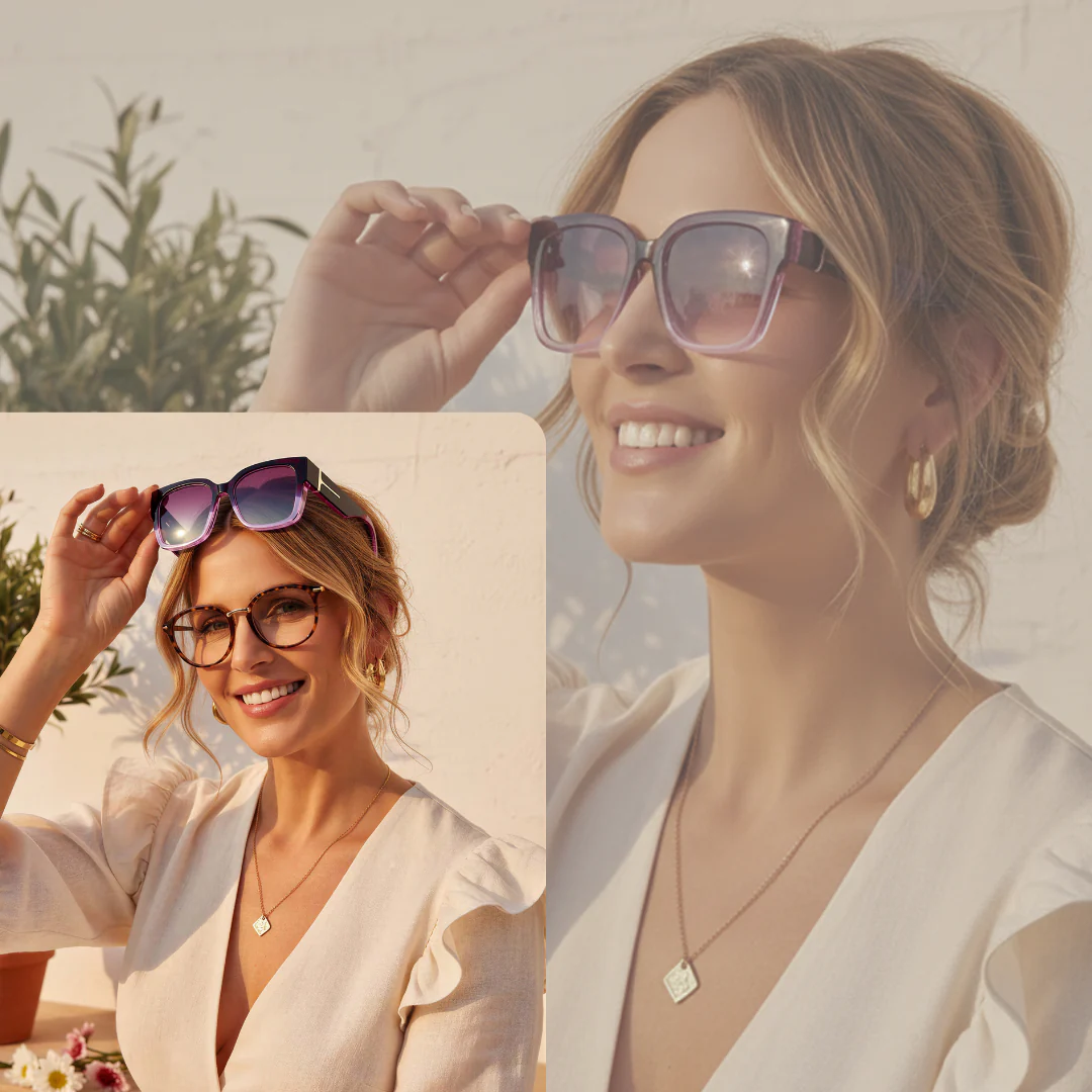 🕶️ Polarized Fit Over Sunglasses for Women – UV400 Protection Floral Frame Wear Over Prescription Glasses - Image 2