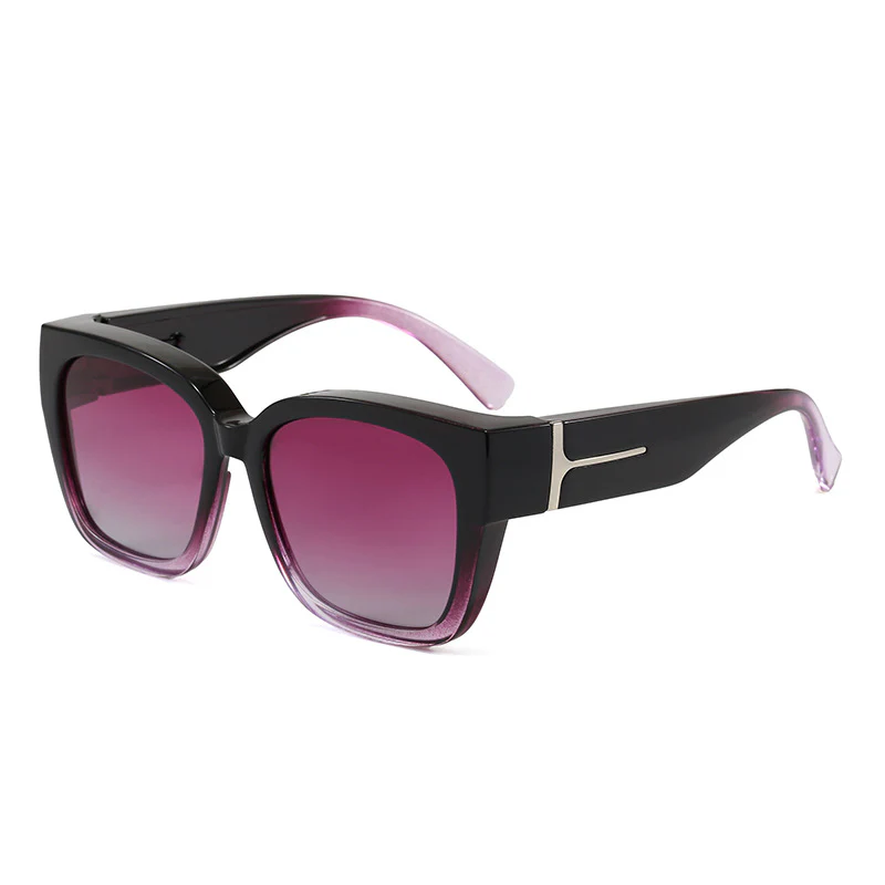 🕶️ Polarized Fit Over Sunglasses for Women – UV400 Protection Floral Frame Wear Over Prescription Glasses - Image 5
