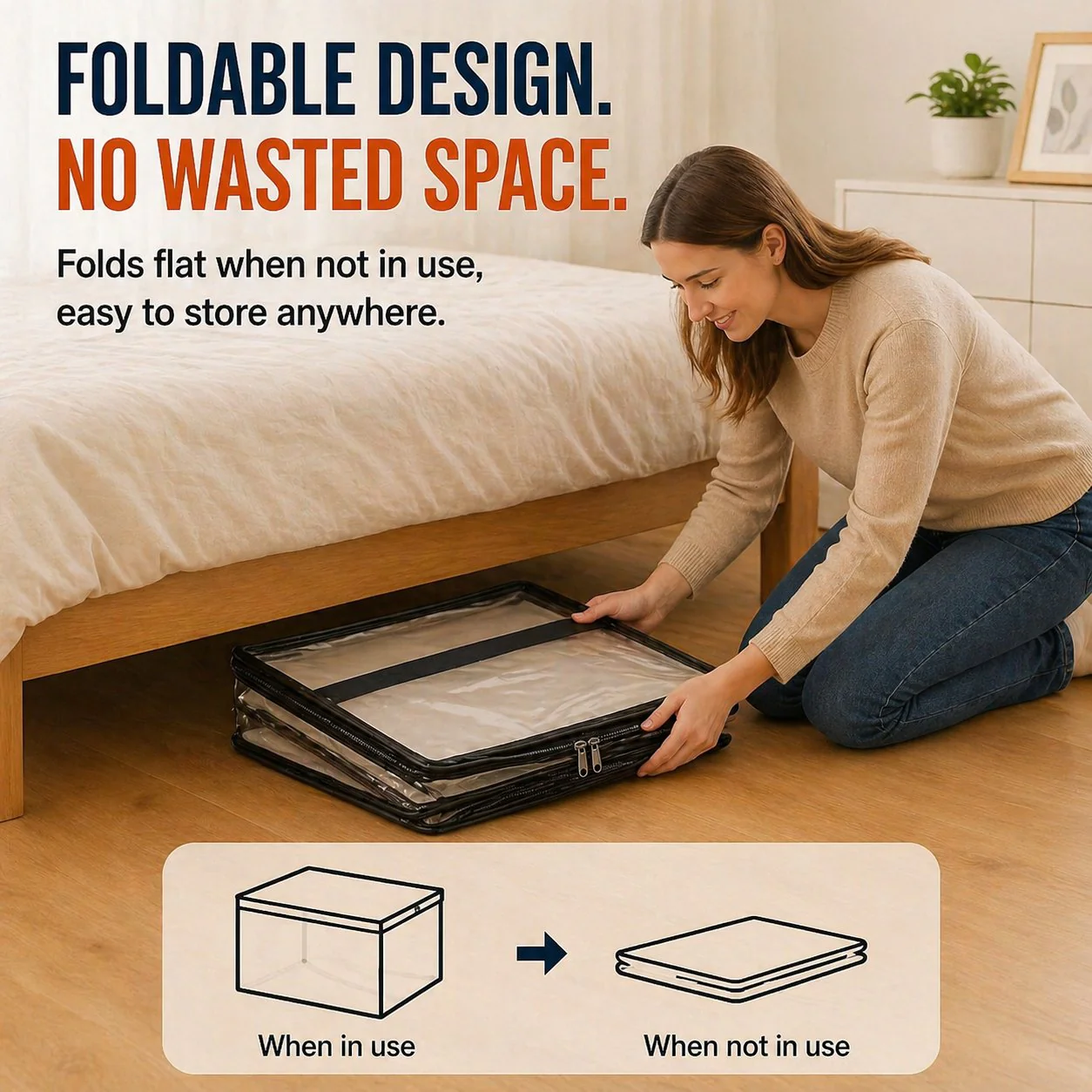 🔥Limited TimePromotion 49% OFF 📦Large Heavy-Duty Thick Plastic Clear Storage Bag for Clothes, Moving & Storage - Image 6