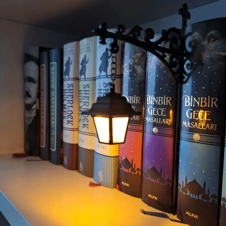 Library Lantern-Decorative Bookshelf Lighting - Image 4