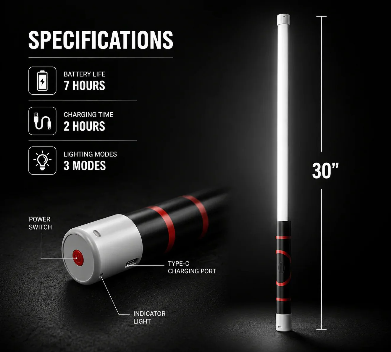 LED Car Repair Light Flashlight - Image 4