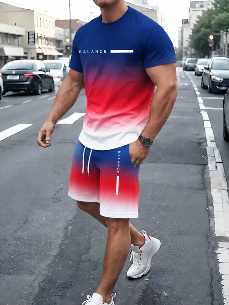 ⚡ Men's Gradient Fitness 2-Piece Set - Image 10