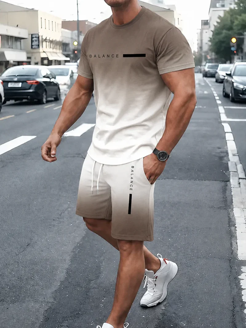 ⚡ Men's Gradient Fitness 2-Piece Set - Image 13