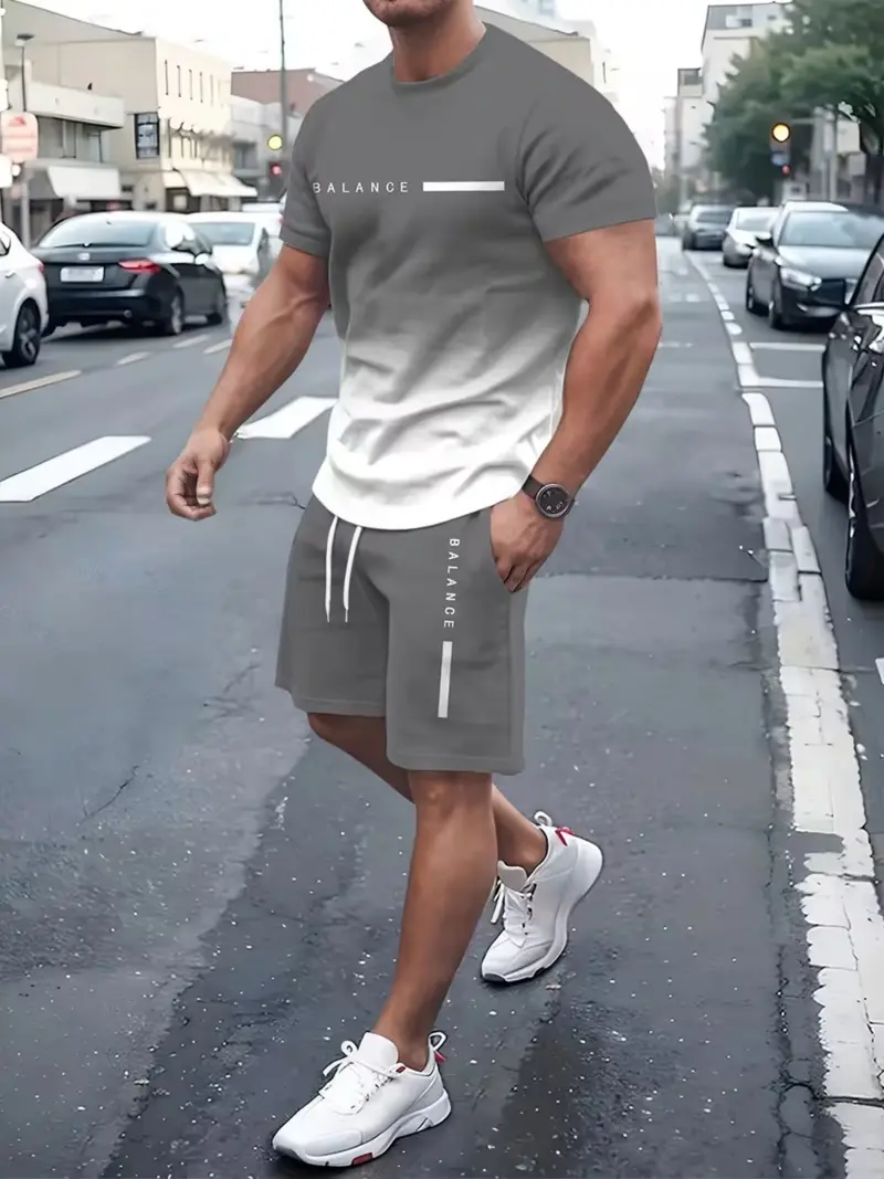 ⚡ Men's Gradient Fitness 2-Piece Set - Image 5