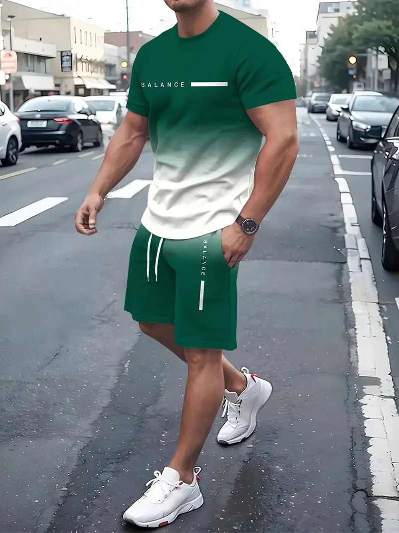 ⚡ Men's Gradient Fitness 2-Piece Set - Image 7
