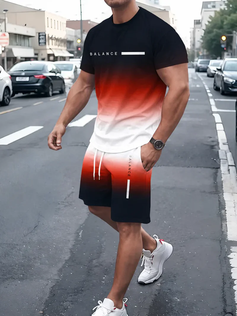 ⚡ Men's Gradient Fitness 2-Piece Set - Image 8