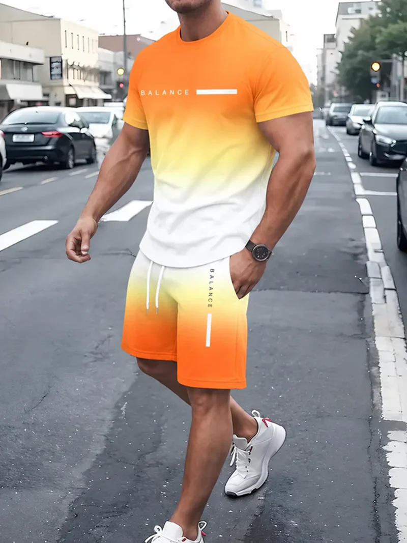 ⚡ Men's Gradient Fitness 2-Piece Set - Image 9