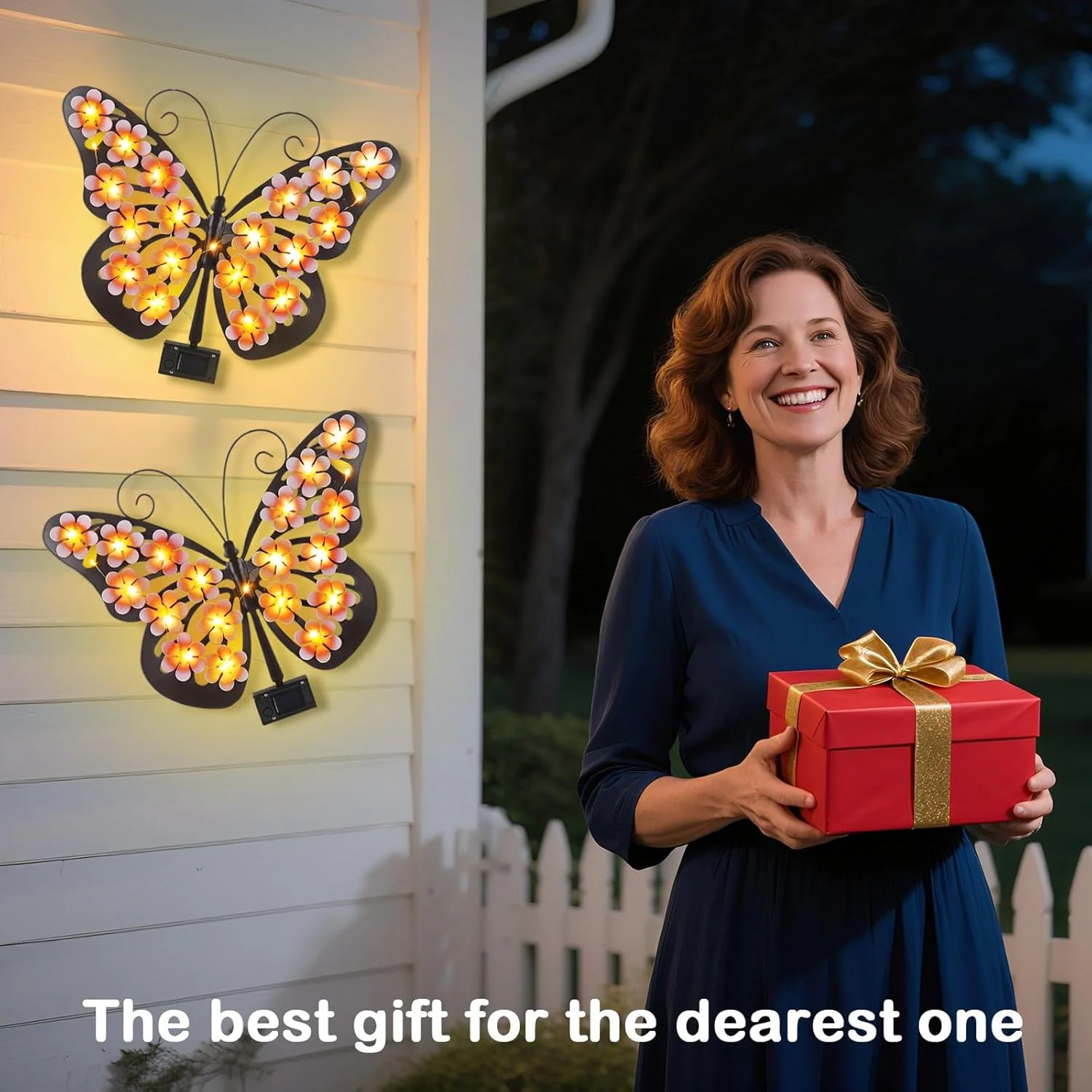 🔥2026 Hot Sales 50% OFF🔥Solar Lights Outdoor Metal Butterfly Wall Decor - Image 2