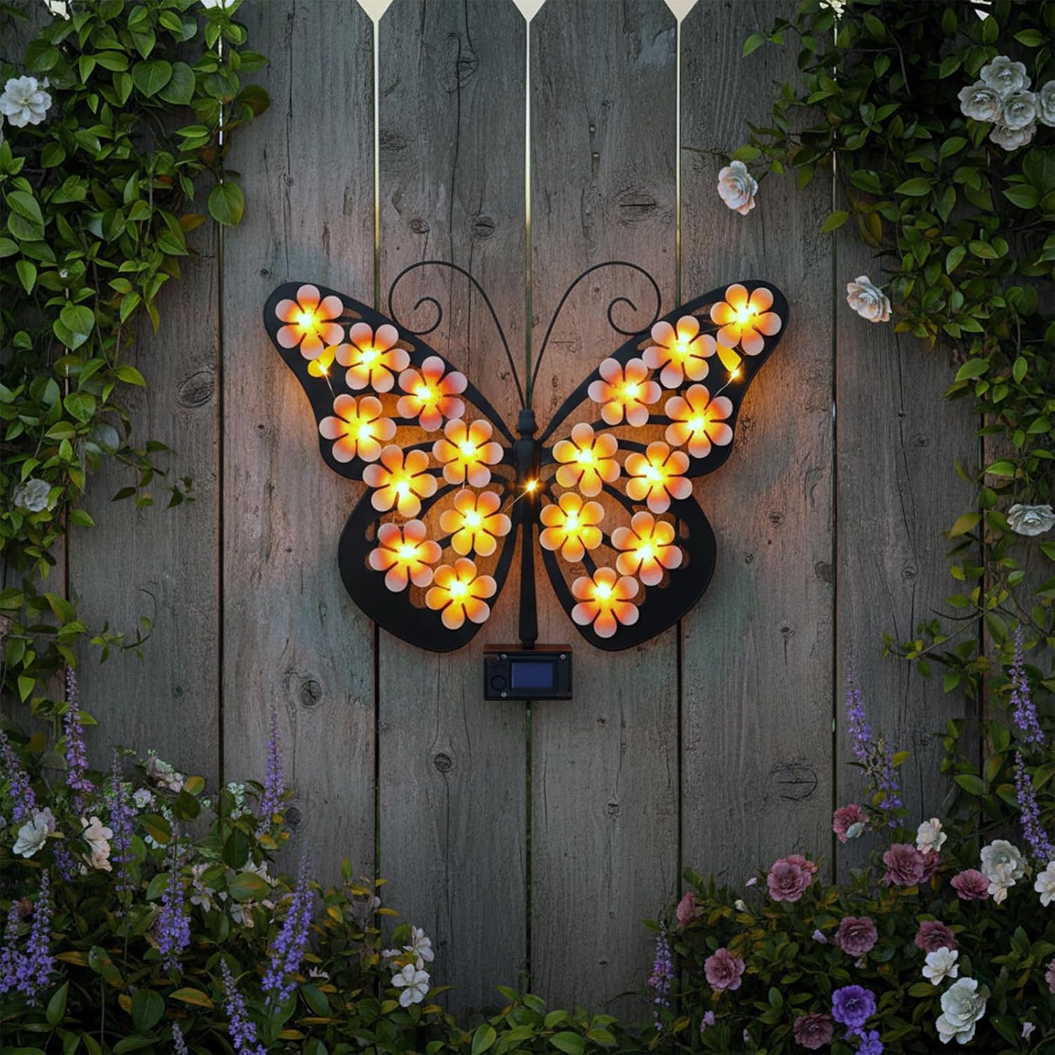 🔥2026 Hot Sales 50% OFF🔥Solar Lights Outdoor Metal Butterfly Wall Decor - Image 3