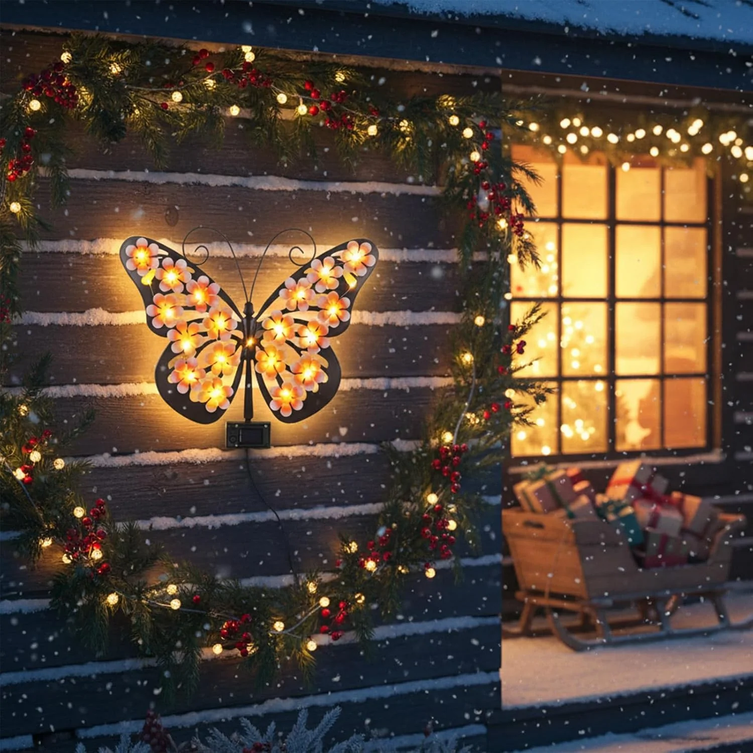 🔥2026 Hot Sales 50% OFF🔥Solar Lights Outdoor Metal Butterfly Wall Decor - Image 9