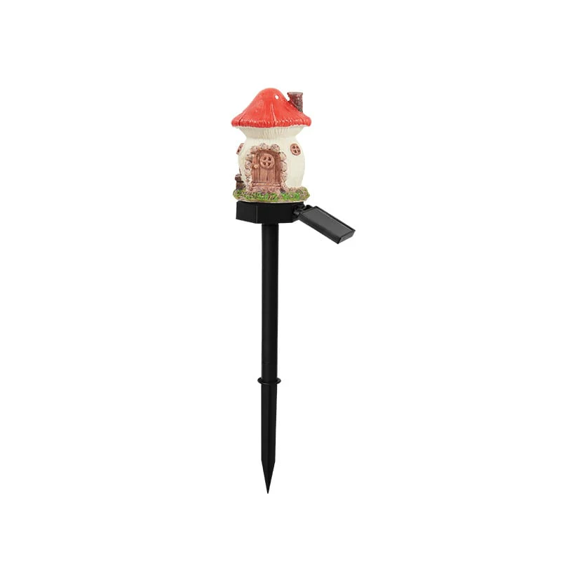Solar Fairy-Tale Mushroom Cottage Garden Light - Image 11
