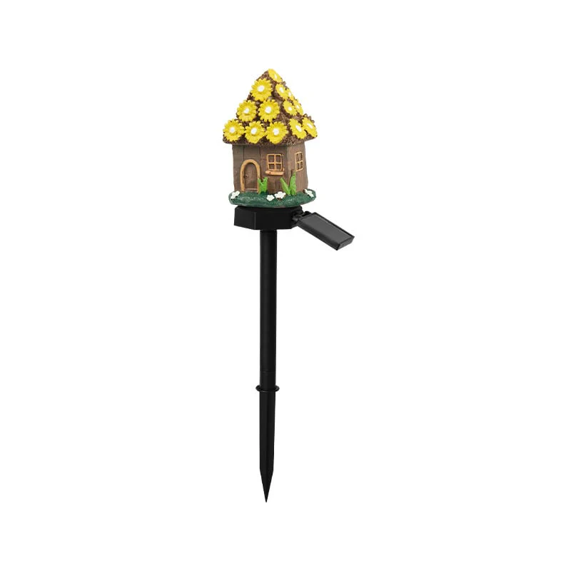 Solar Fairy-Tale Mushroom Cottage Garden Light - Image 12