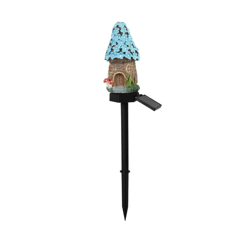 Solar Fairy-Tale Mushroom Cottage Garden Light - Image 13