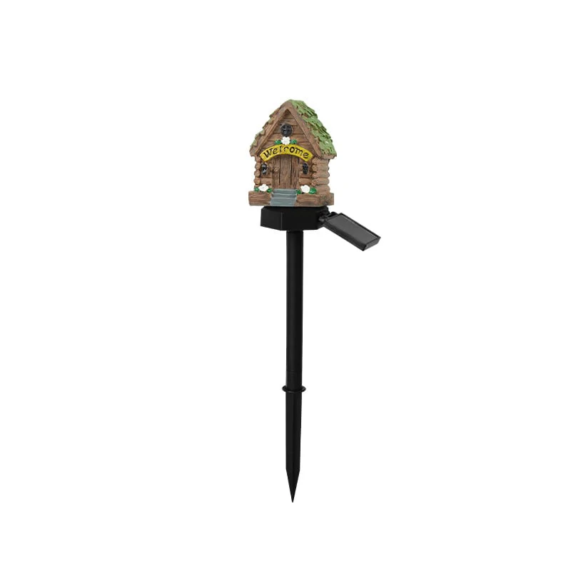 Solar Fairy-Tale Mushroom Cottage Garden Light - Image 14