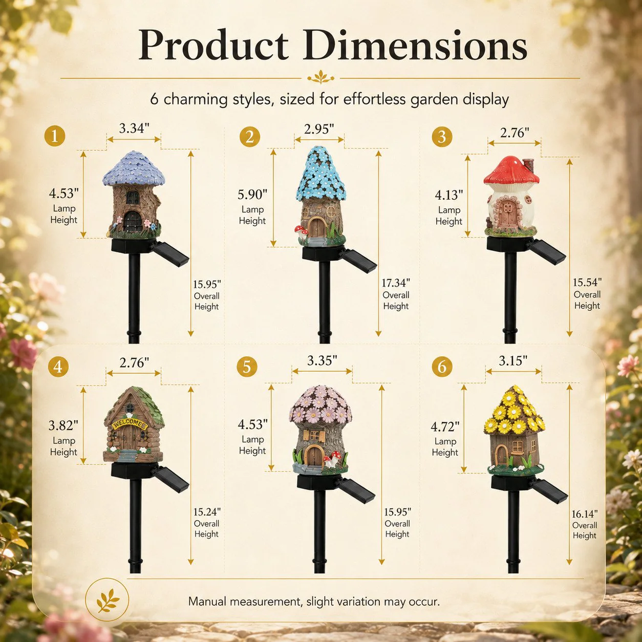 Solar Fairy-Tale Mushroom Cottage Garden Light - Image 9
