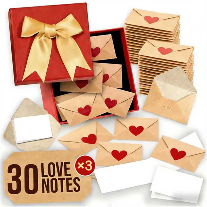 💖🌹DIY Love Notes Box – Mini Blank Cards & Envelopes ✨💖 - Image 7