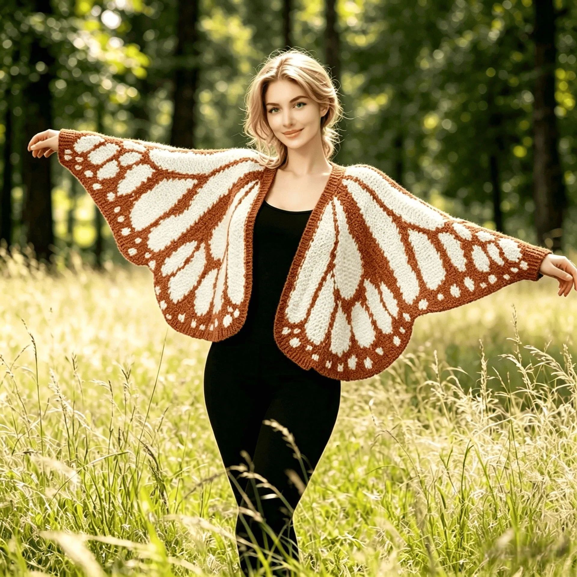 Monarch Butterfly Cardigan - Image 13