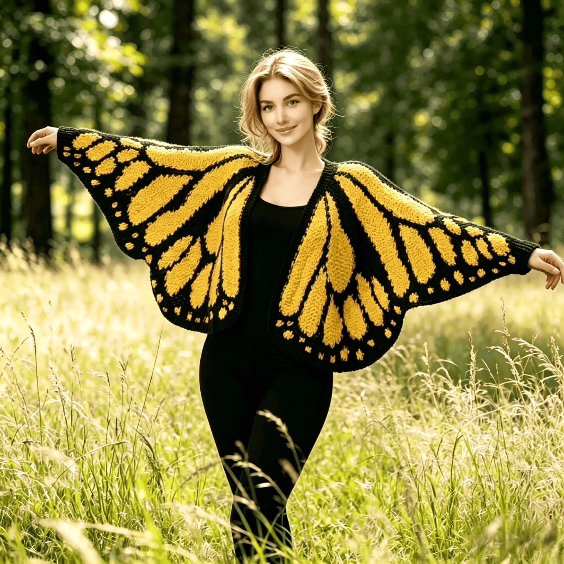 Monarch Butterfly Cardigan - Image 14