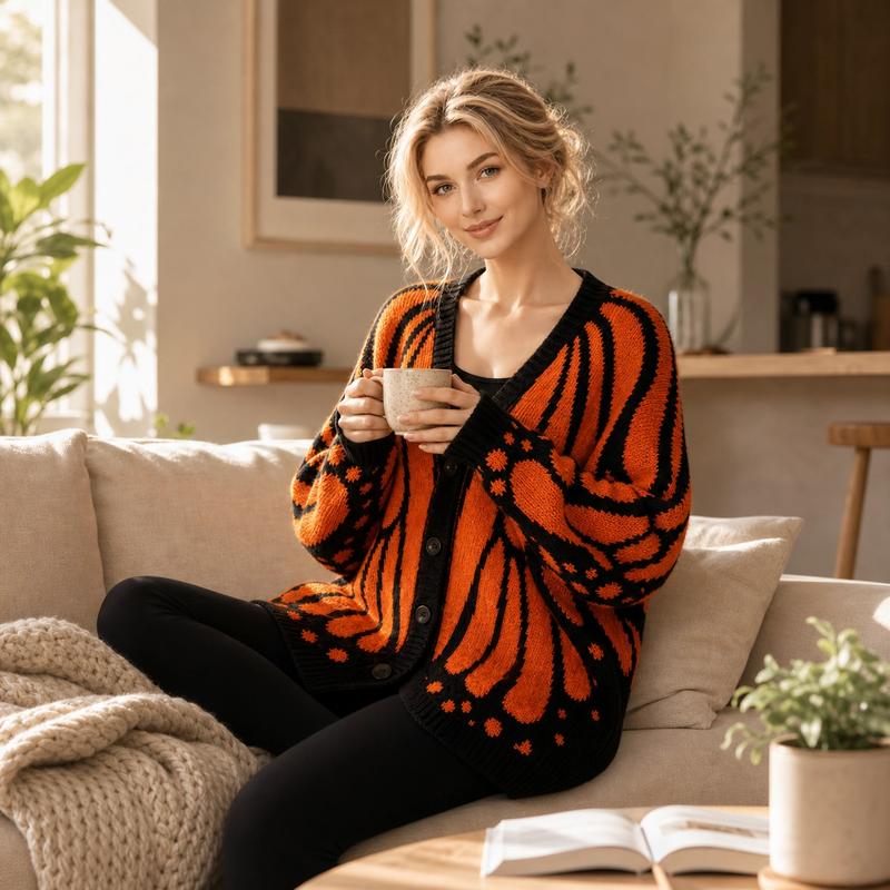Monarch Butterfly Cardigan - Image 3