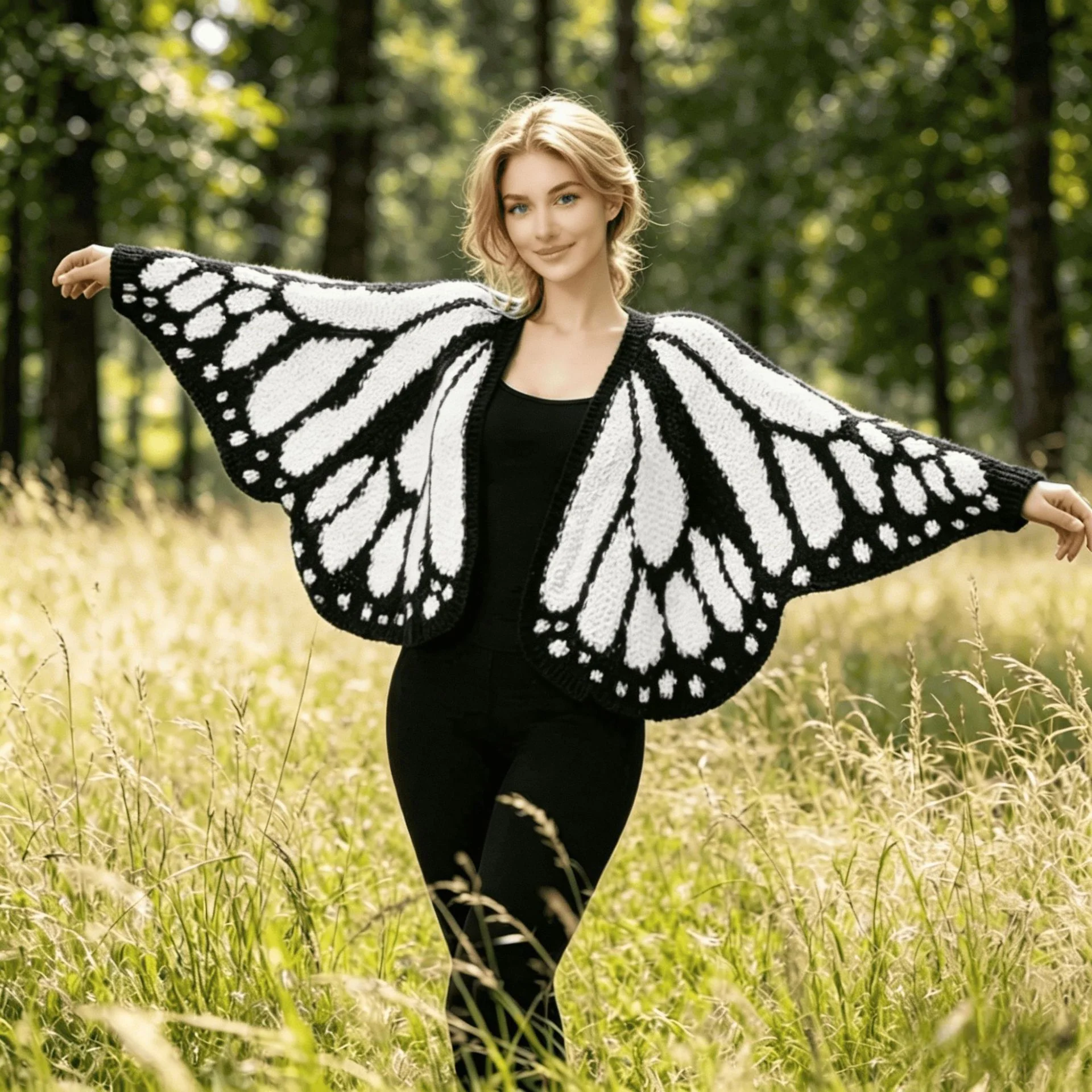 Monarch Butterfly Cardigan - Image 6