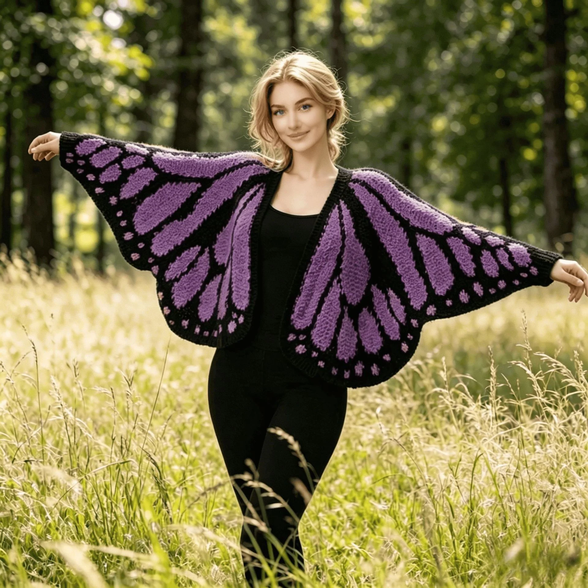 Monarch Butterfly Cardigan - Image 9
