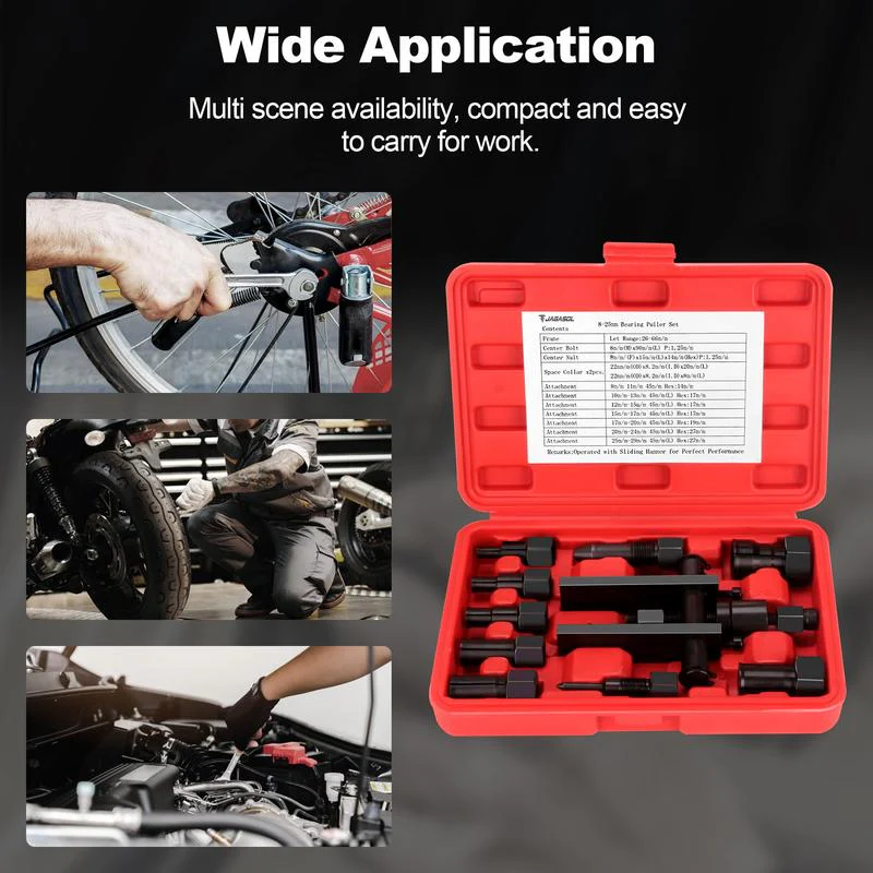 Motorcycle Wheel Inner Bearing Removal Tool Set - Image 2