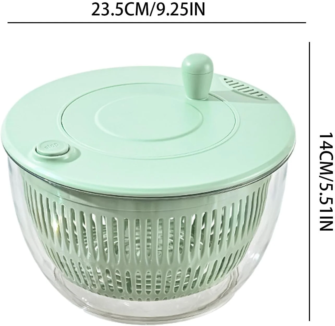 Large Capacity Multi-Function Salad Spinner - Image 8