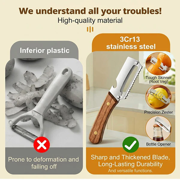 ✨Buy 1 Get 1 Free✨Multi-Functional Vegetable Peeler for Kitchen - Image 7