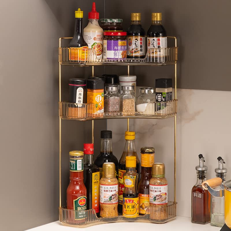 Multi-Tier Corner Countertop Organizer Rack - Image 6