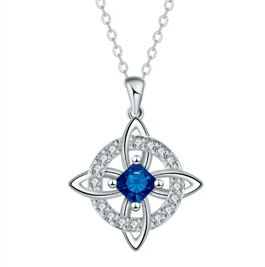 Mystical Birthstone Witches Knot Necklace – Natural Crystal🔮💞Protect Your Loved Ones - Image 13