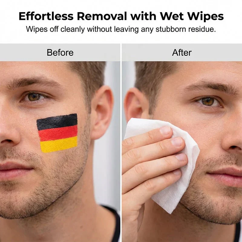 🔥LAST DAY 50% OFF - 🌈✨National Flag Face Paint Stick for Sports Fans - Image 5