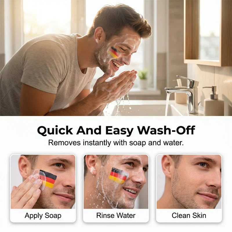 🔥LAST DAY 50% OFF - 🌈✨National Flag Face Paint Stick for Sports Fans - Image 6