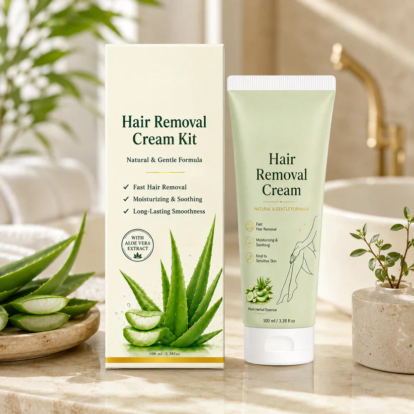 Natural Gentle Hair Removal Cream | For Women & Men, Sensitive Skin - Image 5