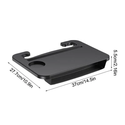 2-in-1 Car Steering Wheel Desk & Seat Gap Organizer Tray