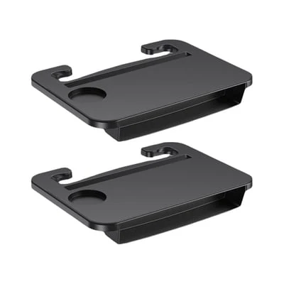 2-in-1 Car Steering Wheel Desk & Seat Gap Organizer Tray - Image 2
