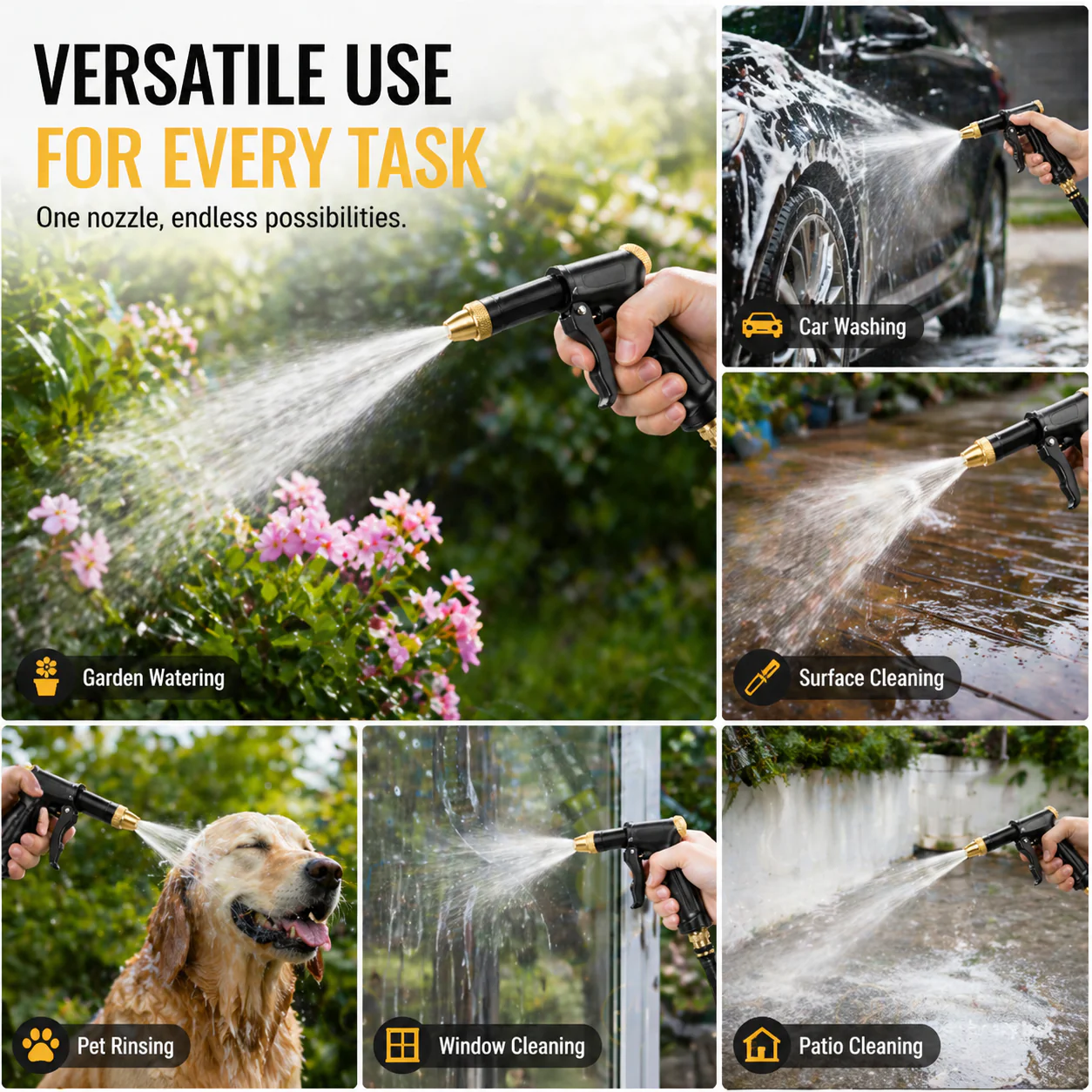 💦Last Day 50% OFF💦Powerful High-Pressure Home Car Wash & Garden Sprayer - Image 2