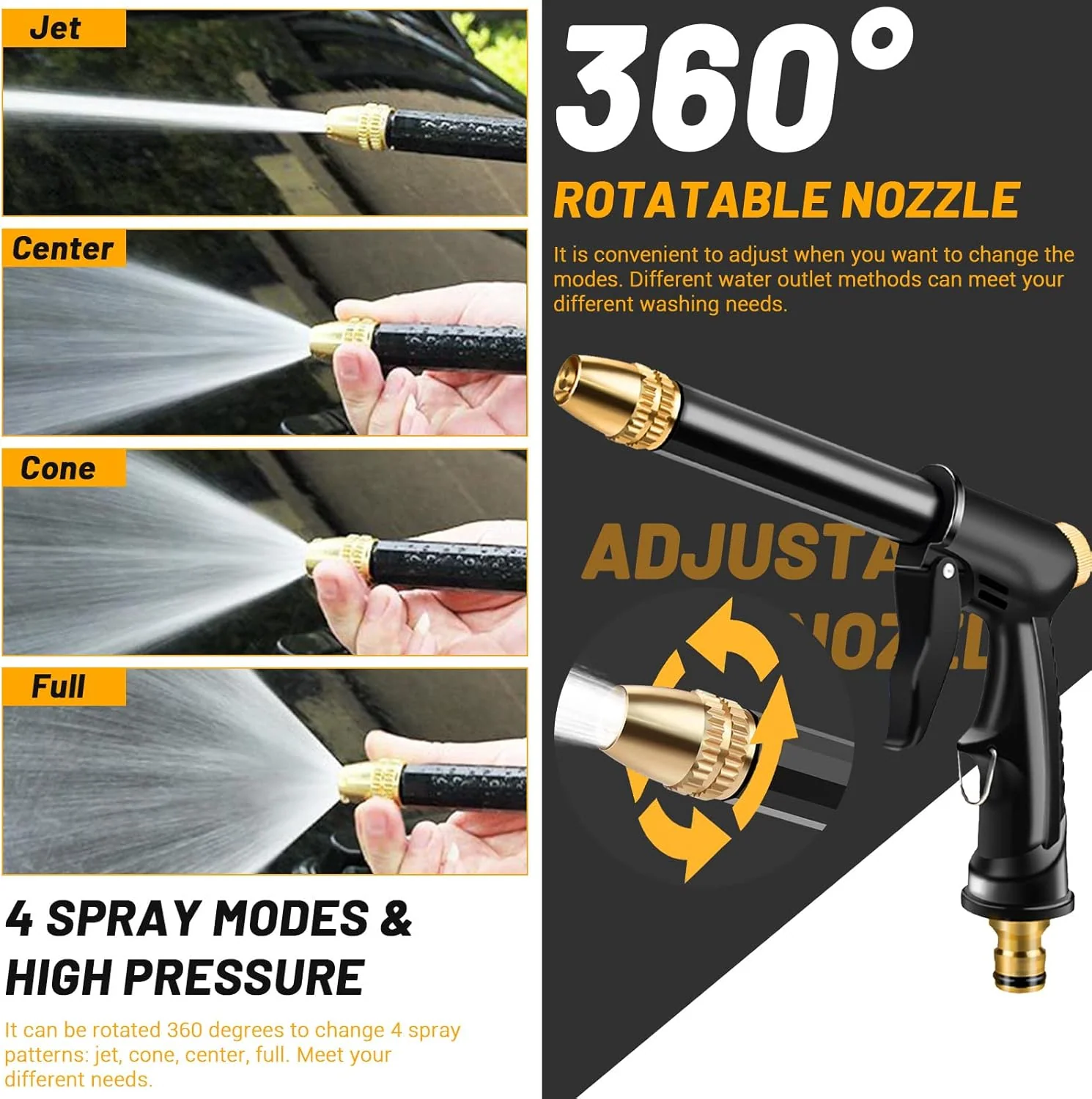💦Last Day 50% OFF💦Powerful High-Pressure Home Car Wash & Garden Sprayer - Image 4
