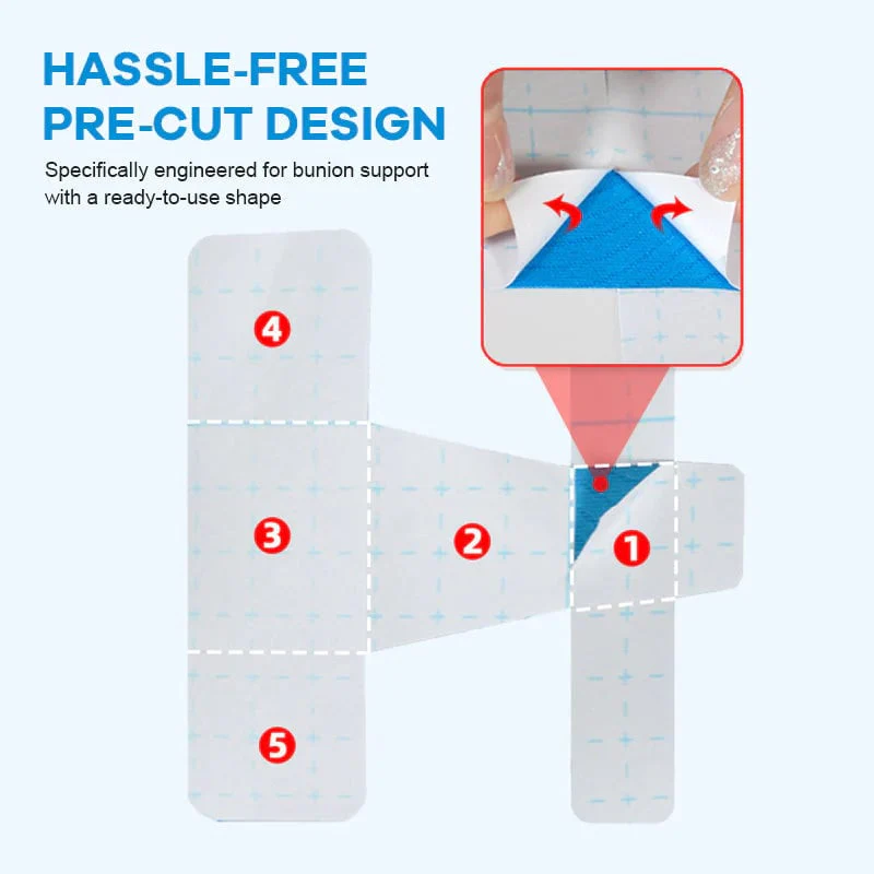 🔥LAST DAY 50% OFF - 👣Pre-cut Hallux Valgus Corrector Kinesiology Tape - Image 6