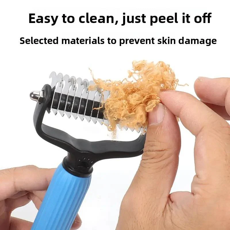 🐾🏆 Professional Deshedding Tool For Dogs And Cats – Gentle On Skin, Efficient Grooming & Comfortable Grip Design ✂️ - Image 3